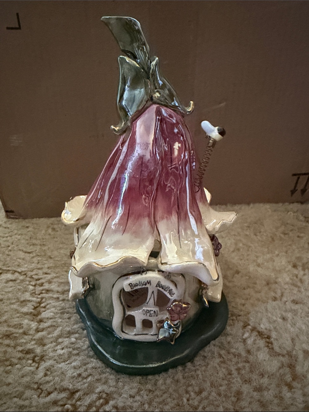 Blue Sky Clayworks Heather Goldminc Blossom Boutique Fairy House
